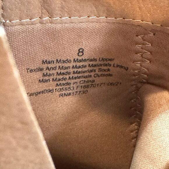 Universal Thread‎ Tan western Bootie size 8 - Picture 3 of 12